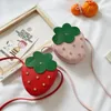 Children Bag Crossbody Strawberry Fashion Small Cute Little Girl All Match Purse Travel Purses and Handbags 240306