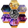 1W Mini LED -scen Spotlight Lätt bärbar RGB -lampa 360 graders mjuka festdans golvljus för disco DJ Bar KTV