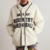 Jassen bovenkleding Kapital Country Mannen Baseball Zware Stof Dikke Jassen heren Zip Gevoerde Jas Casual Big Size Casual Hoodies Tops