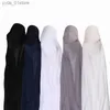 Bal Caps Moslim Baseball Cs Met Sjaal Jersey Hijab Shl Effen Kleur Bandana Tuan Hoed Voor Vrouwen Rea Te dragen Headwr Motorkap L240314