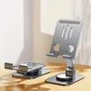 Metal Cep Telefonu Tutucu Katlanır 360 ﾰ Dönen Masaüstü Tutucu Tablet Telefon Stand Mount Universal Masaüstü Tembel Braket İPhone iPad için