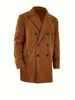 Męskie płaszcze płaszcze obrocza klapowego plus wielkość wiatrówki Solidny moda elegancki płaszcz dla mężczyzn wiosna/jesienne ubrania