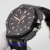 AP Modern Watch Montre de mode Epic Royal Oak Offshore 26405CE Montre pour homme Céramique noire Fluorescent Pointeur numérique Automatique Mécanique Montre suisse de renommée mondiale