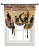 Rideaux Style ethnique femmes africaines femmes noires rideau de fenêtre pour salon décor à la maison stores rideaux cuisine Tieup rideaux courts