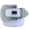 2022 Cintura da donna con strass Bb Simon Cintura in vita da donna in cristallo moda argento lucido con diamanti per Jeans215p