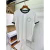 Felpe con cappuccio da uomo taglie forti Felpe primavera ed estate nuova stampa in cotone di alta qualità manica corta pannello girocollo T-shirt Taglia XS-L Colore nero bianco