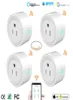 Mini US Wifi Plug Smart Timing Socket Draadloze Outlet Voice Control Smart Sockets Werken met Alexa Google Home Tuya APP1334983