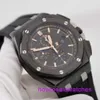 Zegarek AP nadgarstek fantazyjny zegarek Epicki Royal Oak Offshore 26405ce męski zegarek czarny ceramiczny fluorescencyjny wskaźnik cyfrowy