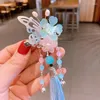 Haarschmuck Hanfu Kopfbedeckung Blume Schmetterling Kopfschmuck Frauen Mädchen Kind Haarnadel Alte chinesische Clip Pin Barrettes Hairgrip