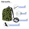 حقيبة ظهر Kuchi Kopi Teen Cartoon Funder Pattern Backpacks Polyester Novelty Hishaft Gift School Pags Workout Designer Rucksack