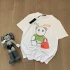 2023 Été Hommes Femmes T-shirt Luxe Paris Mode T-shirts Ours en peluche Lettres IV Designer d'impression Casual Cltohing Tops