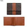 新しい24SSミラーデザイナーウォレットDHGATE LUXURY TRIOMPHES WOMENS MENS PURSEおよびHANDBAG LEATHER PASSPORT ID CARD CARD HOLDER