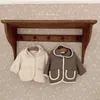 Giubbotti Bel neonato Cappotto per neonato Primavera Autunno Manica lunga Simpatico design tascabile Nato per neonato Top Bambini Capispalla per bambini 0-4 anni