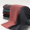 Ropa étnica Winkle Bufanda Mujeres Head Wrap Maxi Bufandas Arruga Musulmán Hijab Turbante Otoño Invierno Bufandas Stoles Pashmina Foulard