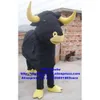 Mascot kostymer svart buffel kerbau bison ox tjurko för två personer maskot dräkt tecknad karaktär allmänheten hälsar gäster zx1038