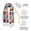 Scarves Personalized Printed Orla Kiely Jigsaw Scarf Men Women Winter Warm Fashion Versatile Female Shawls Wraps