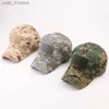 Ball Caps Outdoor Camouflage Hat Baseball Cs Simplicity Tactical Military Army Camo Hunting C Hats Sport Cycling Cs For Men Adult L240314