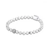 Charm Bracelets QANDOCCI Beads Pave Chain Sterling-sier-jewelry