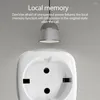 Smart Home Control 1/2st WiFi Plug -adapter 16A Remote Voice Power Power Monitor Socket Timing Funktion Arbetet med Alexa