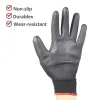 Handschuhe 120 Paare von Nitrilsicherheitshandschuhen, PU -Handschuhen und mechanischen Handschuhen mit palmenbeschichteten Arbeiten, erhalten CE EN388