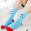 Kids Socks 2024 Spring Summer Cartoon Emoticons Pattern Cotton Baby Socks Boys Girls Socks 1-12 Year Children Socks 5 Pairs/ lot yq240314