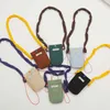 Bolsas para teléfono móvil Mini bolso de pana del mismo estilo nicho coreano teléfono móvil Color contrastante bandolera de un solo hombro para mujer