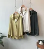 Sherhure 2020 Women Spring Satin Blouses Undow Twlar Pure Color Tops Boho Shirt Blusas Roupa Feminina 2112816096