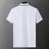 92ニューファッションロンドンイングランドポロスシャツメンズデザイナーポロシャツハイストリート刺繍印刷Tシャツ男性サマーコットンカジュアルTシャツ＃175