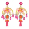 Dangle Chandelier Dangle Chandelier En Gros 48 Styles Déclaration Belle Série Rose Cristal Gland Boucles D'oreilles Pour Femmes Filles F Dhyia