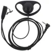 AOER D forme écouteur casque PTT pour Motorola Talkabout Cobra radio bidirectionnelle talkie-walkie 1pin (paquet de 10)