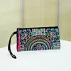 Cosmetic Bags Women Ethnic National Retro Butterfly Flower Handbag Coin Purse Embroidered Lady Clutch Tassel Small Flap Summer Sale