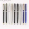 حفرة أقلام النافورة أقلام جودة جودة المعادن قلم رفيقة رفيقة مع رأس الرصاصة الدوارة 1.0 مم والذهب