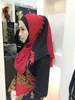 Sciarpe Musulmane Un Pezzo Patchwork Shayla Hijab Cappelli Eid Preghiera Turbante Scialli Copricapo Islamico Khimar Arabo Foulard