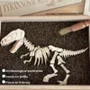 3D Puzzles Dinosaur Fossil Archaeological Excavation Toy Manual Treasure Children Dig Puzzle Diy 3D Gift Work Model Skeleton Boy 240314