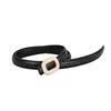 Belts 16 Colorv Luxury High-quality Ladies Inlaid With Pearl Rhinestone Round Buckle Designer Genuine Leather Women's Belt