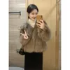 Integrated Mink And Fur Jacket For Women In Winter 2023, Rich Family Heirloom, Imitation Rabbit Fur, Xinji Haining 7006 ,