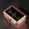 1/2/3/5/10 SLOT ALUMINIUM Legering Watch Organizer New Watch Box Storage Gold Watch Storage Box Travel Box Watch Display 240314