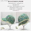 Ball Caps 2023 Hand-woven Crochet Baseball C For Women Breathable Soft casquette c Mulit-color Casual Spring Women Hat Summer Cs L240314