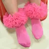 Skarpetki dla dzieci dziewczyny pliskie skarpetki Fluffy Flilly Princess Dress Socks Noworodek/dziecko/maluch/dziewczyny YQ240314