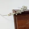 Grampos de cabelo princesa acessórios de noiva lindo ornamento coroa cristal headwear strass hoop