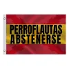 Accessoires vlag spanje perroflautas onthoudt zich