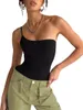 Kvinnors tankar Kvinnor enslingande bodysuit Camisole Solid Color Slim Fit Camisoles Tops For Under Clothes