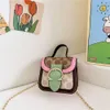 Stylowe torebki z najlepszych projektantów Koreańska wersja Childrens Bag Modne ramię z łańcuchem Accsori Baby torebka Małe dziewczyny Crossbody