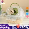 Kooien Hamster Reiskooi Handheld Gift Warm Houden Kleine Dieren Hamster Uitgaan Doos Hamster Draagkooi Huisdier Accessoires