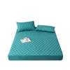 Quiltad vattentät madrass toppermonterad ark med elastiskt sängskyddsskydd för sängkläder för singledouble örngott 240307