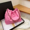 Fabrik som säljer 50% rabattmärke designer nya handväskor väska nya skräp kvinnors kedja på axeln
