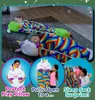 Childrens Sleeping Bag Kids Cartoon Animal Blanket Sleepsacks Anti-kick Quilt Plush Doll Pillow Baby Sleep Sack For Boys Girls 240219