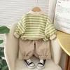 Primavera e set Bambino da 0 a 1 anno 3 Cartone animato 4 Bello 5 2 Abbigliamento per bambini Tendenza autunnale per ragazzi