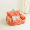 Mats katt soffa löstagbar husdjurssoffa säng lämplig för små och medelstora hund- och kattbon mjuka kattkuddar husdjur sängar katttillbehör