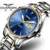 Designer Calendar Night Glow Men's New Fully Automatic Hollow Mechanical Swiss Business Tungsten Steel Waterproof Watch